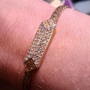 Authentic Givenchy Vintage Gold and Silver Bracelet